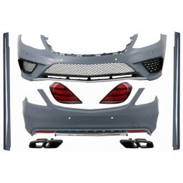 Pachet exterior S63 Design cu stopuri LED pentru Mercedes S-Class W222