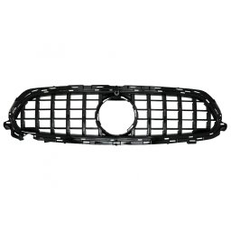 Grila centrala Mercedes E-Class W213 facelift Panamericana negru sport