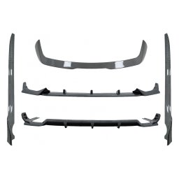Pachet exterior aero BMW X7 G07 2018-2022 M-Tech Black Knight Carbon Look