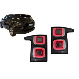 Stopuri Full LED negre pentru Range Rover Vogue IV L405 2013-2017, design Facelift