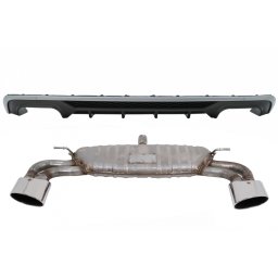 Difuzor bara spate cu evacuare Audi A3 8V Facelift Hatchback S3 Design