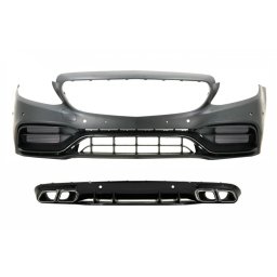 Bara fata si difuzor spate Mercedes C-Class C205 A205 C63 Design 2014-2019