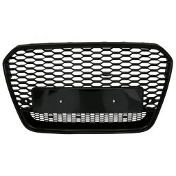 Grila bara fata Audi A6 C7 4G Pre-Facelift (2011-2014) RS6 negru lucios