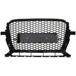 Grila bara fata Audi Q5 8R Facelift 2012-2015, negru lucios