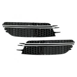 Grile laterale bara fata Audi A6 C7 4G 2012-2015 Non-Facelift fara ACC