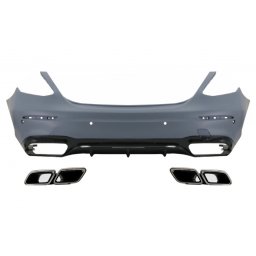 Bara spate Mercedes E-Class W213/S213/C238/A238 E63 Design cu ornamente crom