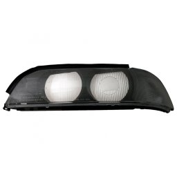 Sticla far stanga pentru BMW Seria 5 E39 1995-2000, plastic rezistent