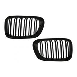 Grile centrale BMW Seria 3 E46 Coupe Cabrio 1999-2002, negru lucios