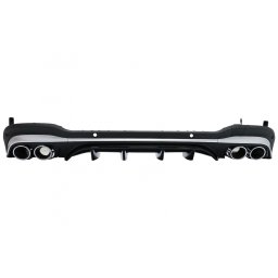 Difuzor bara spate Mercedes GLC X253 Facelift 2020-2021 GLC43 crom