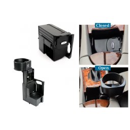 Suport pahare consola centrala Mercedes CLS W219 / E-Class W211 S211 negru