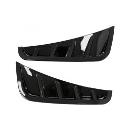 Ornamente bara fata negru lucios pentru Mercedes C-Class W205/S205 Facelift