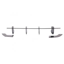 Extensie difuzor bara spate VW Golf 8 Hatchback Mk8 2020+ negru mat