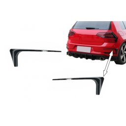 Prelungiri bara spate VW Golf 7.5 2017-2019, negru lucios