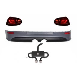 Pachet bara spate R32 Look cu evacuare si stopuri LED pentru VW Golf 5