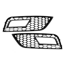 Grile proiectoare Audi A4 B8 facelift 2012-2015 RS4 Design negru lucios