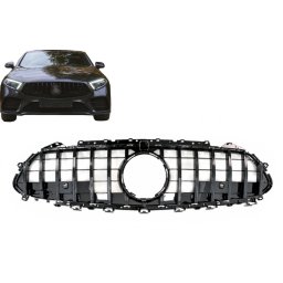Grila centrala GTR negru lucios pentru Mercedes CLS-Class C257 2018+
