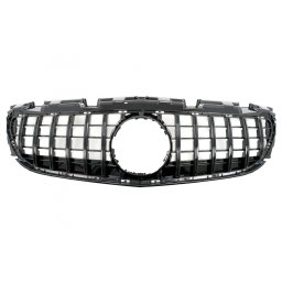 Grila centrala Mercedes SLC-Class R172 Facelift GT-R Panamericana negru lucios