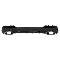 Difuzor bara spate BMW Seria 4 G22 G23 M Sport, design M440i crom
