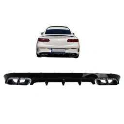Difuzor bara spate Mercedes E-Class C238 A238 AMG Sport Line E63 Design