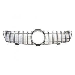 Grila centrala Mercedes CLS W219 Facelift GT-R Panamericana negru lucios cu chrome