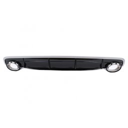 Difuzor bara spate cu evacuare dubla pentru Audi Q7 4M S-Line 2015-2019