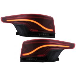 Stopuri LED Glohh LightBar GL-5 pentru Range Rover Sport L494, rosu-negru