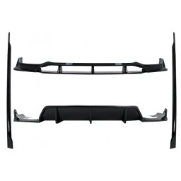Pachet exterior aero BMW X6 G06 M-Tech Black Knight, negru lucios