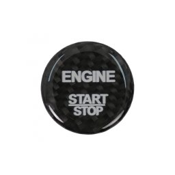 Ornament buton pornire Mercedes A-Class, B-Class, C-Class, carbon real