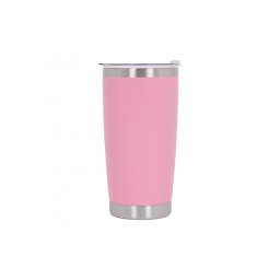 Cana termoizolanta din otel inoxidabil SS304, cu capac, 590 ml, roz