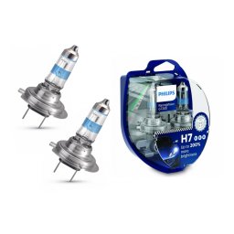 Set becuri halogen auto Philips H7 12V 55W PX26d RacingVision GT200