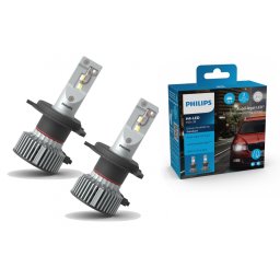 Bec LED auto H4 Philips Ultinon Pro6000 HL 12V 19W 5800K set 2