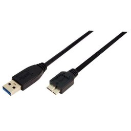Cablu date , Logilink , USB 3.0 A B Micro , 2 m, Negru