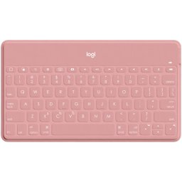Tastatura wireless Logitech 920-010059 pentru iPhone, iPad si Apple TV, US layout, Roz