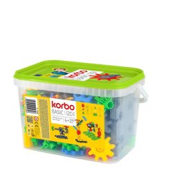 Blocuri Korbo Basic, 120 piese, varsta peste 4 ani