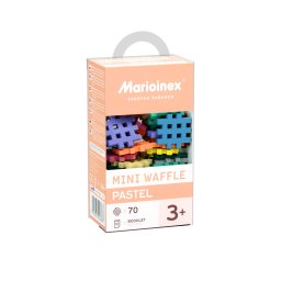 Setul de blocuri Marioinex Waffle Mini Pastel, 70 piese, varsta peste 3 ani