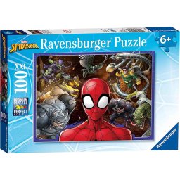 Puzzle Ravensburger - Spider-Man si personaje, 100 piese
