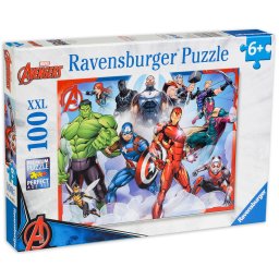 Puzzle Ravensburger de 100 XXL piese - Razbunatorii