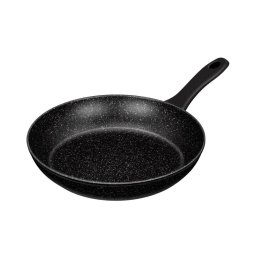 Tigaie Smile MPC-28/11/01, 28 cm, aluminiu forjat, antiaderenta, maner soft-touch, inductie, Neagra