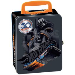 Cutie Depozitare Theo Klein 2881, pentru 50 Masinute Hot Wheels, Varsta 3 Ani+, Negru