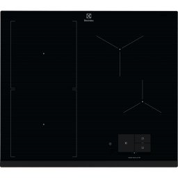 Plita incorporabila Electrolux EIS67483, Inductie, 4 zone de gatit, Booster, SenseBoil, Conectivitate hota, Timer, 60 cm, Negru