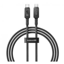 CABLU alimentare si date Baseus Unbreakable, Fast Charging Data Cable pt. smartphone,USB Type-C la USB Type-C 100W,2m,braided aliaj zinc,negru