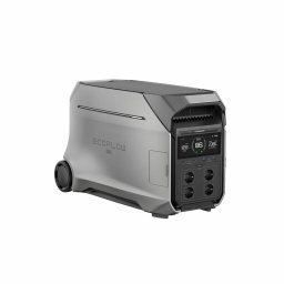 Incarcator solar, Ecoflow Delta 3 Pro, capacitate 4096Wh, putere 4000W, dimensiuni 693x341x410mm, Argintiu