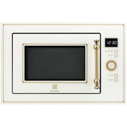 Cuptor cu microunde incorporabil Electrolux EMT25203OC, 25 l, Putere 900 W, Grill, Afisaj digital, Timer, Rustic crem