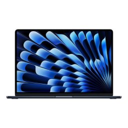 Laptop Apple 15.3'' MacBook Air 15 with Liquid Retina, Apple M4 chip (10-core CPU), 16GB, 512GB SSD, Apple M4 10-core GPU, macOS, Midnight, INT keyboard, Negru