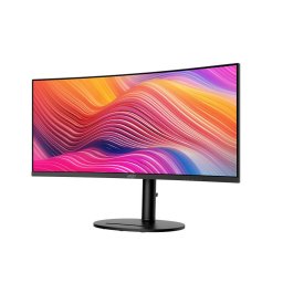 Monitor MSI Modern MD342CQP, 34", VA Curve 1500R, UWQHD, 4ms, 120 Hz, Negru