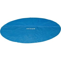 Husa pentru piscina Intex 28012, Rotund, Solar, Ø 366 cm, polietilena, albastru