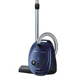 Aspirator fara sac Siemens VS06A111, 600 W, 4 l, Albastru