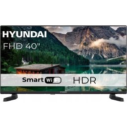 Televizor LED Hyundai FLM40TS349, 102 cm, FULL HD, Smart TV, clasa E, Dolby Digital Plus, Wi-Fi, CI+, Negru