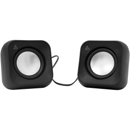 Boxe PC 2.0 Sbox SP-203, 2 x 2.2W, Alimentare USB, Interfata Audio Jack 3.5 mm, Cablu 0.6m, Negru