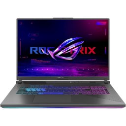 Laptop Gaming ASUS ROG Strix G18 G814FM, procesor AMD Ryzen™ 9 9955HX pana la 5.4GHz, 18 inch, WUXGA, 144Hz, IPS, 32GB DDR5 RAM, 1TB SSD, NVIDIA® GeForce RTX™ 5060 8GB GDDR7, No OS, Gri